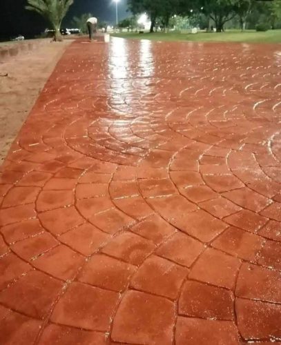 الخرسانة المطبوعة