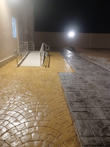 الخرسانة المطبوعة