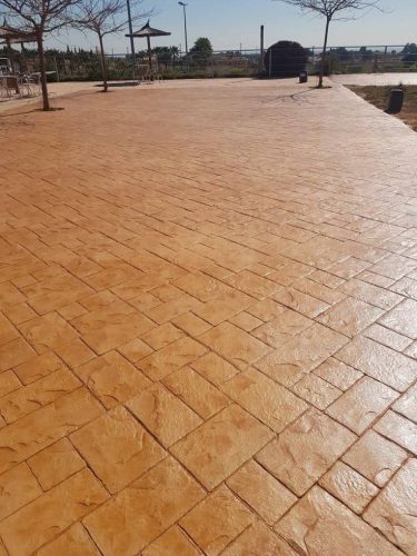 الخرسانة المطبوعة