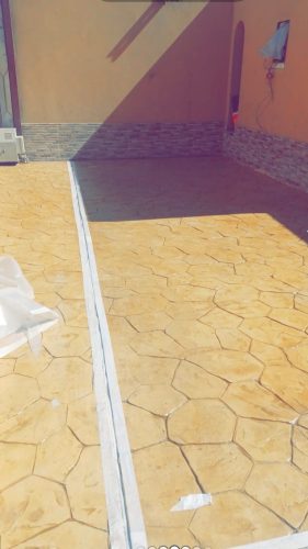 الخرسانة المطبوعة