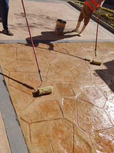 الخرسانة المطبوعة