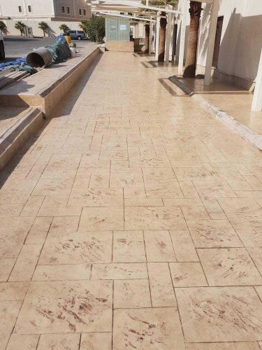 الخرسانة المطبوعة